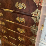 Vintage Korean Elm Burl Scholars Chest