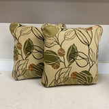 Pair of Leaf Pillows