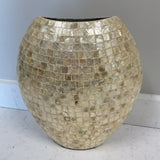 Capiz Mosaic Vase