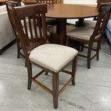Wood Pub Table w/ 6 Chairs & Magnetic Pads