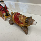 Santa with Sleigh Bear