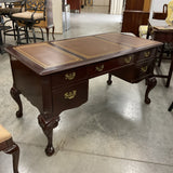 Leather Top Desk & Chair