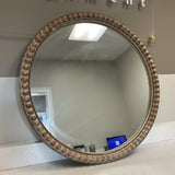 Round Distressed Mirror