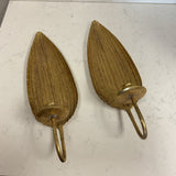 Pair of Anthropologie Gold Sconces