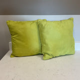 Pair of Green Pillows