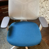 Steelcase Blue & White  Desk Chair