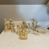 Ceramic Vintage Nativity Set