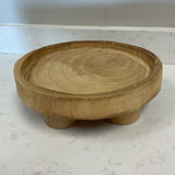 Paulownia Wood Foot Tray  (167AAH1941)