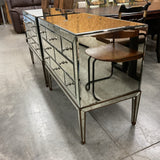 Pair of Bassett Presidio Mirrored Nightstands