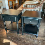 Pair of Black Nightstands