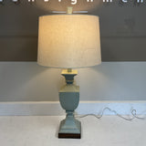 Painted Blue Lamp