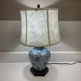 Blue & White Chinoiserie Lamp