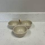 Longaberger Triple Dipper Bowl