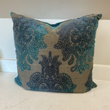 Teal Down Filled Pillow