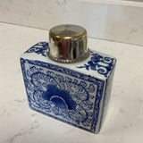 Two's Company Blue & White Tea Jar