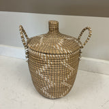 Seagrass Basket with Lid