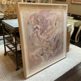 Bisque Framed Abstract Art (R)