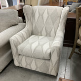 Gray/White Haverty's Chair