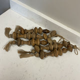Set of 5 Wood Bead Tassels (R)