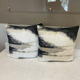 Pair of Gray & Black Pillows