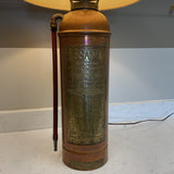 Vintage Fire Extinguisher Lamp