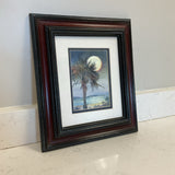 Framed Palm Tree Watercolor
