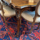 Henredon Dining Table, 1 Leaf and 6 Chairs