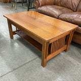 Oak Lift Cocktail Table