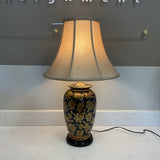 Ink Blue & Gold Leaf Lamp FIRM