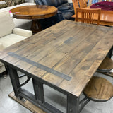World Market Galvin Cafeteria Table w/4 Swing Stools