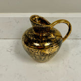 Gold & Black Pitcher