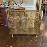 Frontgate Gold Fireplace Screen