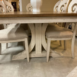 Liberty Furniture Dining Table with 8 Chairs and 1 Leaf