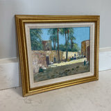Oil Painting of North African Street Scene