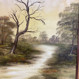 Wood Framed Tree Oil