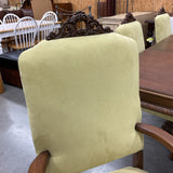 Antique Dining Table w/6 Chairs, 2 Leaves