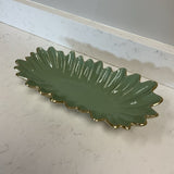 Green & Gold Decorative Bowl