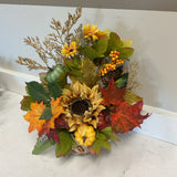 Pumpkin Arrangement in Vase
