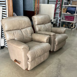 La Z Boy Leather Rocking Recliner