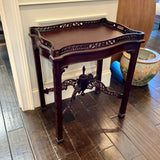 Chippendale Tray End Table