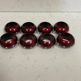 Set of 8 Red Napkin Holders