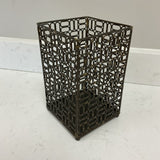Metal Hurricane Candleholder