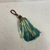Blue and Green Tassel