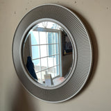 Round Gray Mirror
