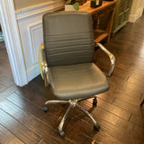 Gray Adjustable Swivel Office Chair