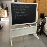Magnolia Home Reversible Chalkboard with White Board
