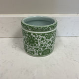 Green & White Planter