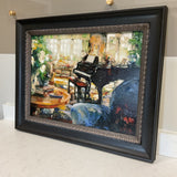 Stephen Shortridge "Blue Andante" Embelished Giclee