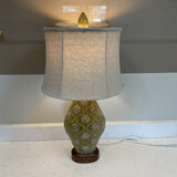 Green Textured Glaze Lamp