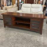 Media Console with Sliding Doors